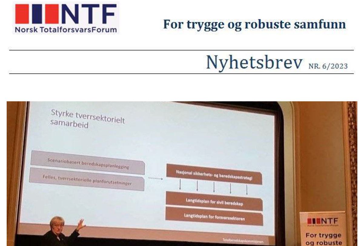 Nyhetsbrev nr. 6 er distribuert