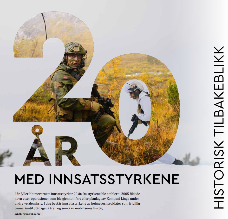Heimevernets spydspiss runder 20 år!